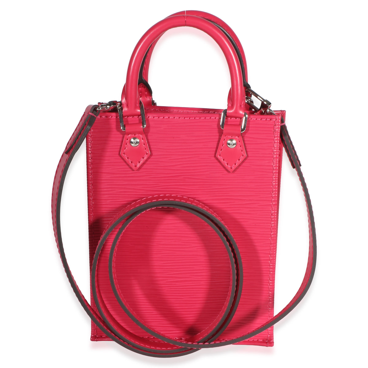Louis Vuitton Hot Pink Epi Sac Plat XS Handbag 4
