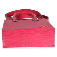 Louis Vuitton Hot Pink Epi Sac Plat XS Handbag 5