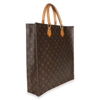 Louis Vuitton Vintage Monogram Canvas Sac Plat Tote Handbag 3