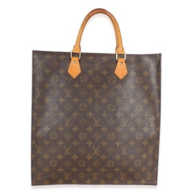 Louis Vuitton Vintage Monogram Canvas Sac Plat Tote Handbag id