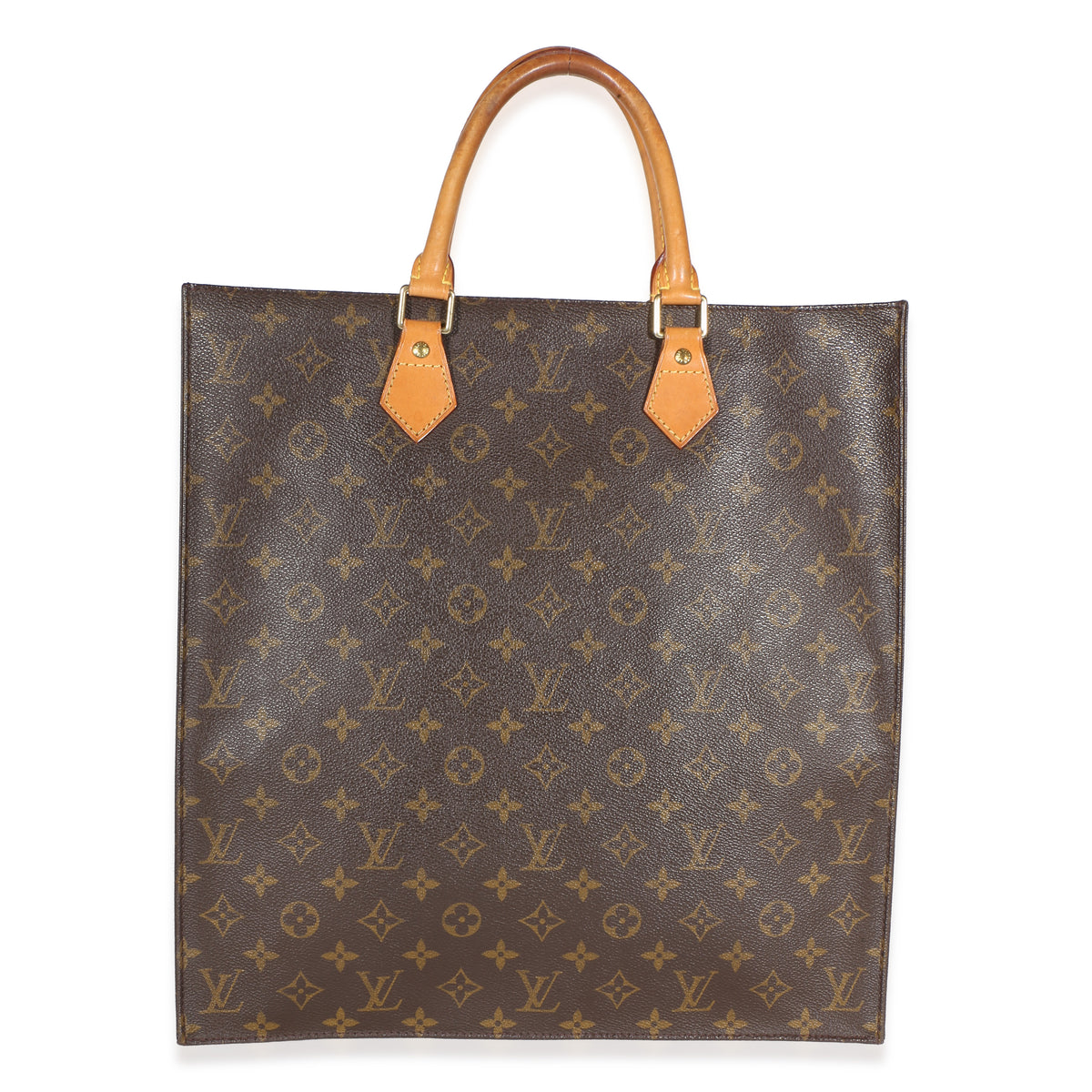 Louis Vuitton Vintage Monogram Canvas Sac Plat Tote Handbag id