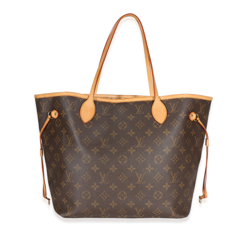 Louis Vuitton Monogram Canvas Neverfull MM Handbag fv