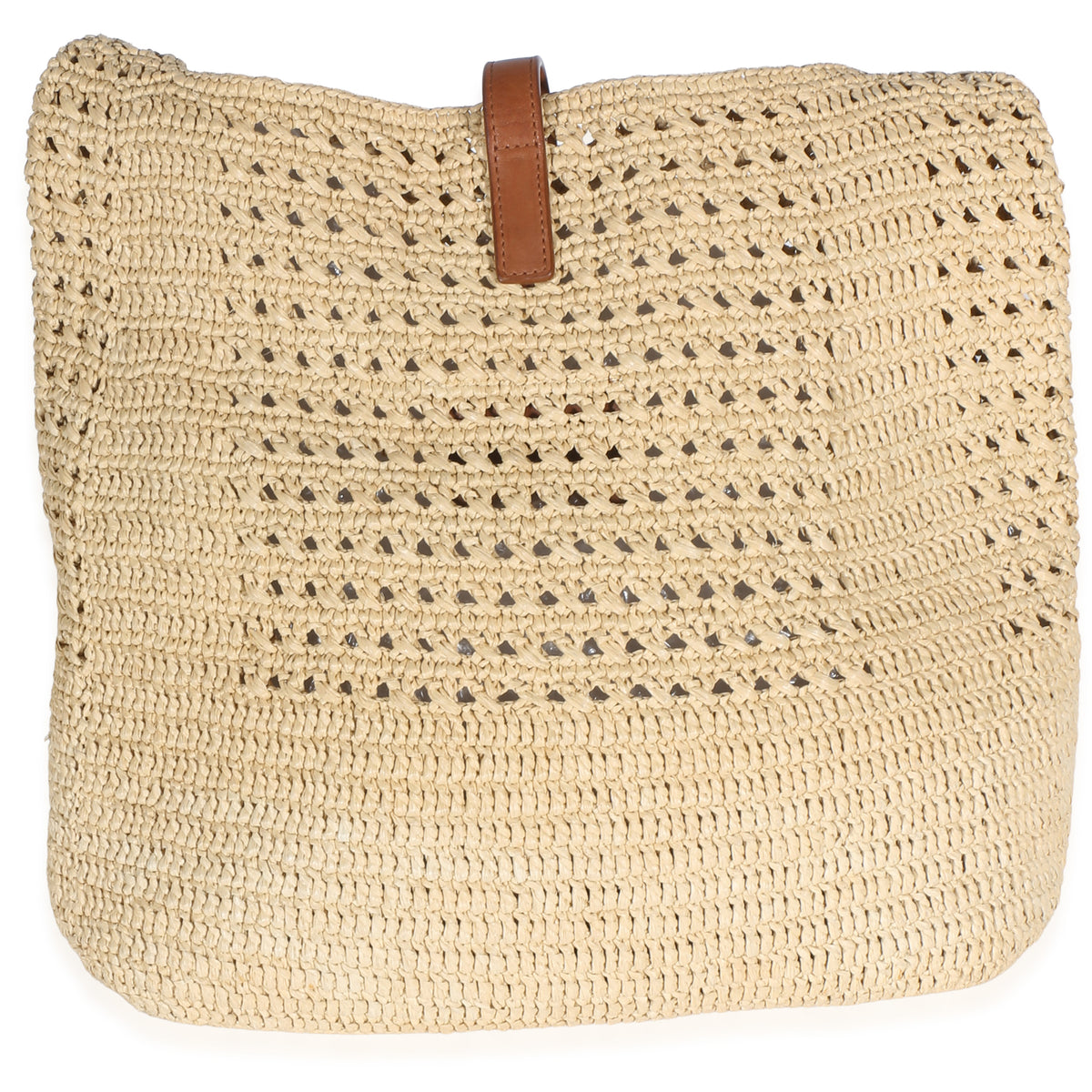 Saint Laurent Natural Raffia Medium Fantasie Hobo Handbag 5