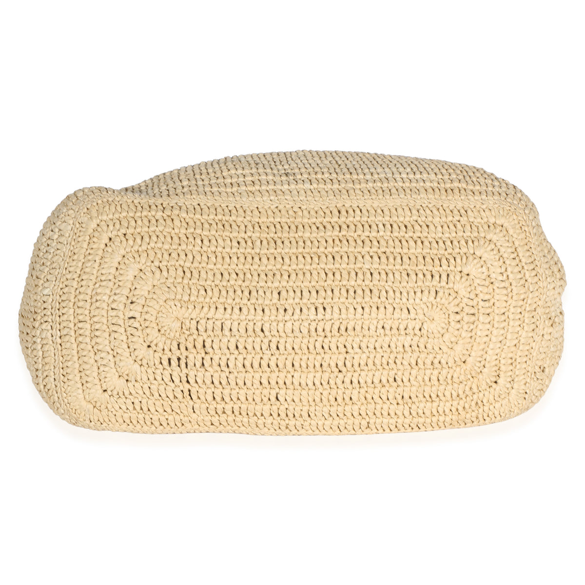 Saint Laurent Natural Raffia Medium Fantasie Hobo Handbag 6