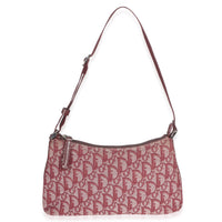 Christian Dior Vintage Burgundy Monogram Canvas Trotter Pochette Handbag id