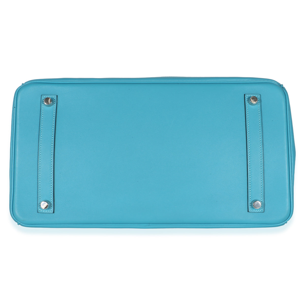 Hermès Turquoise Togo Swift Ghillies Birkin 35 PHW Handbag 5