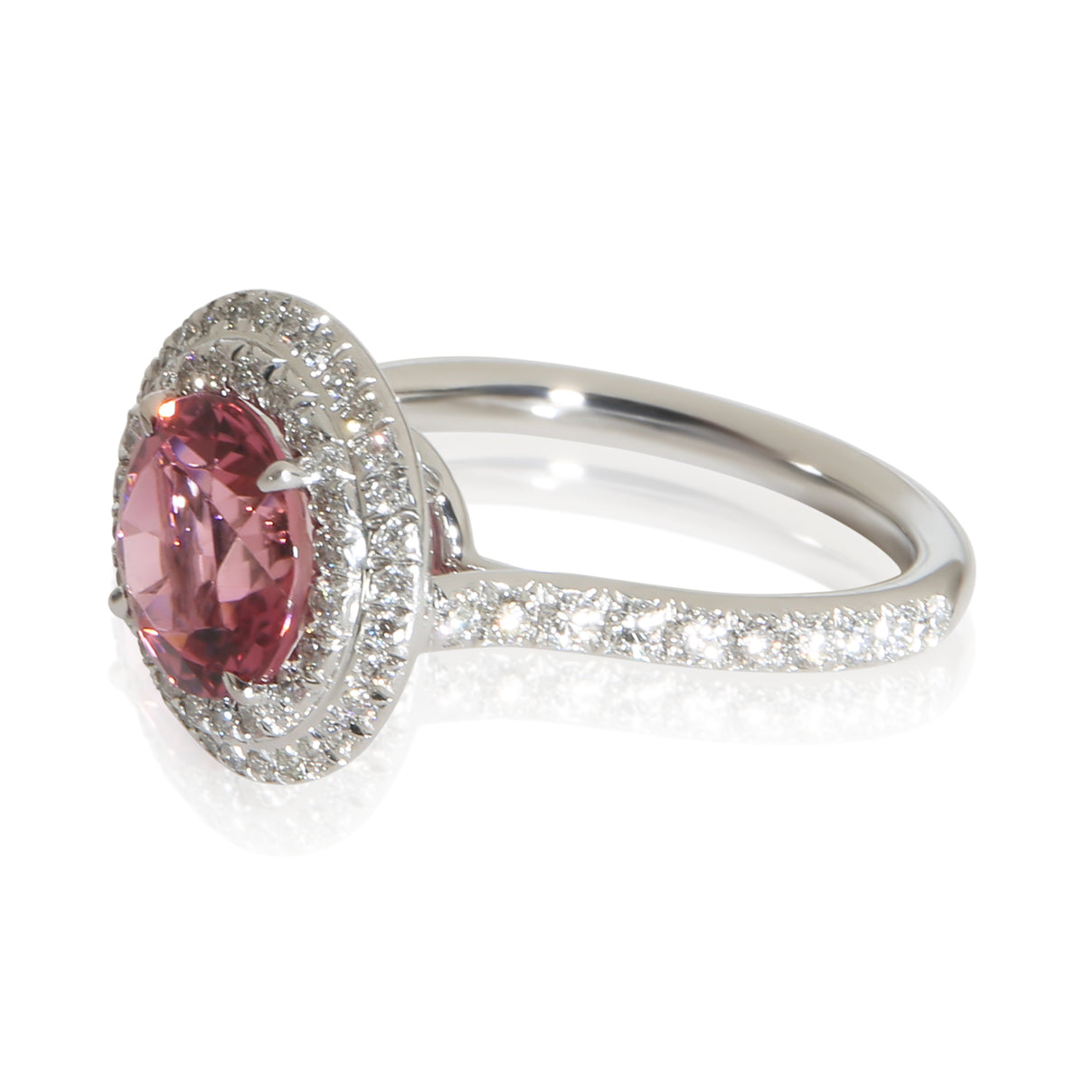 Tiffany & Co. Platinum Tourmaline and Diamond Soleste Ring 2