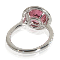 Tiffany & Co. Platinum Tourmaline and Diamond Soleste Ring 3