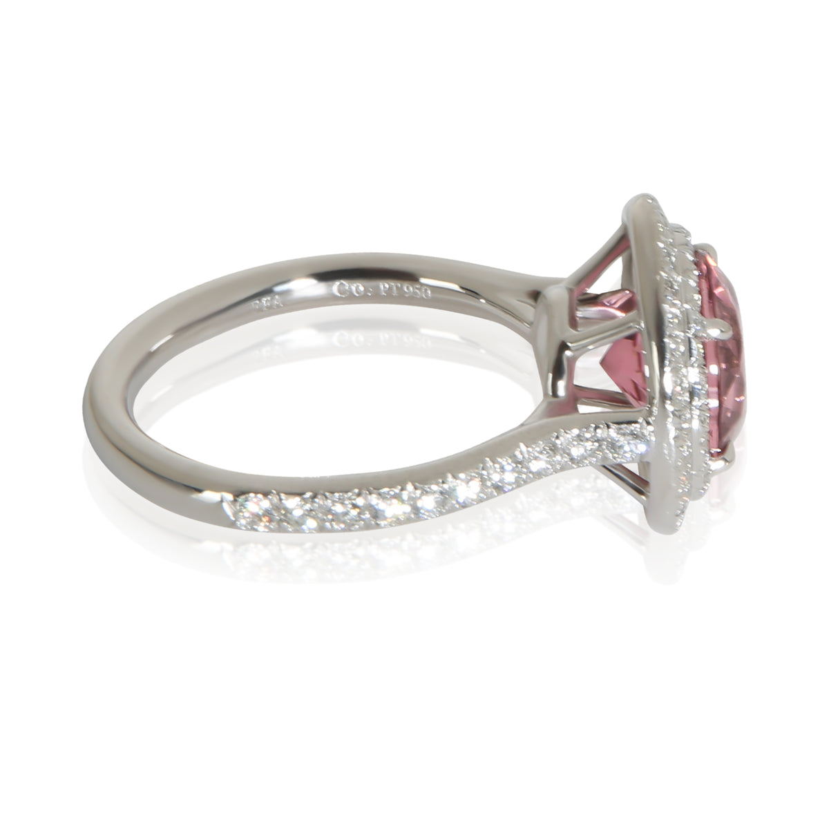 Tiffany & Co. Platinum Tourmaline and Diamond Soleste Ring 4
