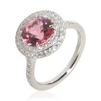 Tiffany & Co. Platinum Tourmaline and Diamond Soleste Ring 5