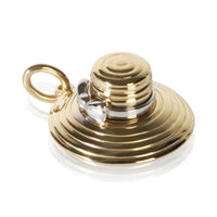 Tiffany & Co. White Gold & Yellow Gold Diamond Sunhat Charm 2