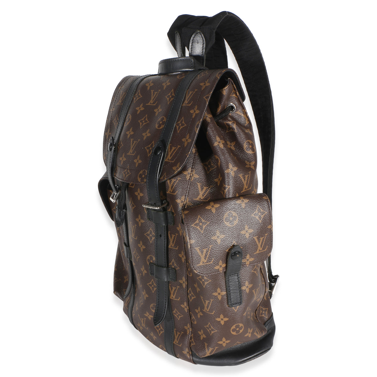 Louis Vuitton Monogram Macassar Canvas Christopher PM Backpack Handbag 2