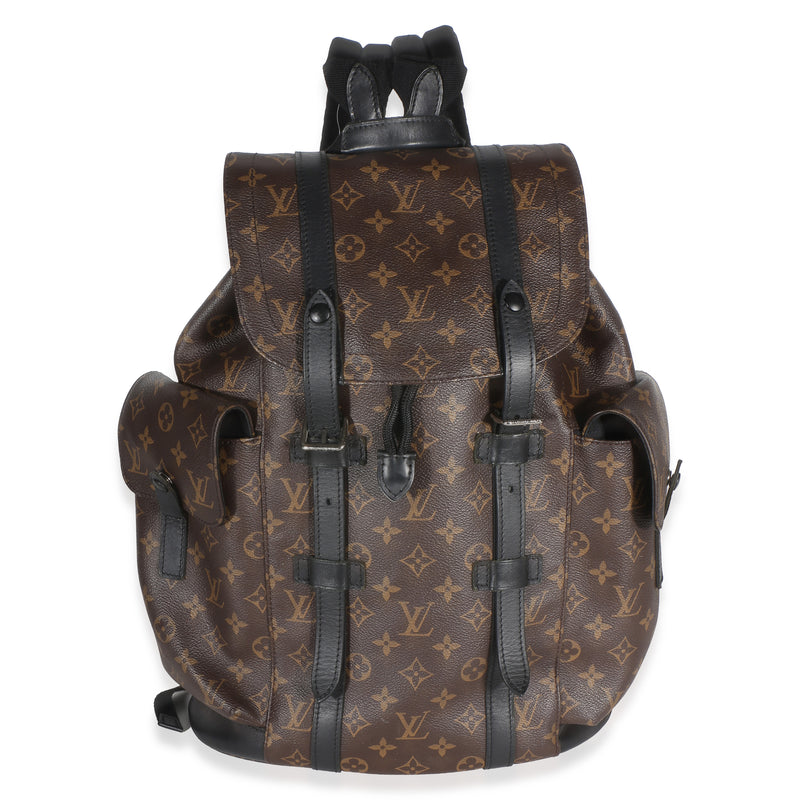Louis Vuitton Monogram Macassar Canvas Christopher PM Backpack Handbag id