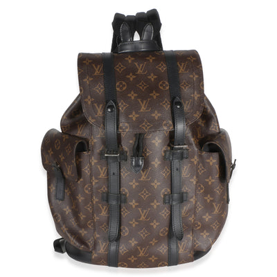 Louis Vuitton Monogram Macassar Canvas Christopher PM Backpack Handbag id