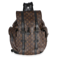 Louis Vuitton Monogram Macassar Canvas Christopher PM Backpack Handbag id