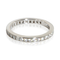 Tiffany & Co. Platinum Diamond Channel Set Eternity Band 2