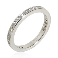 Tiffany & Co. Platinum Diamond Channel Set Eternity Band 4