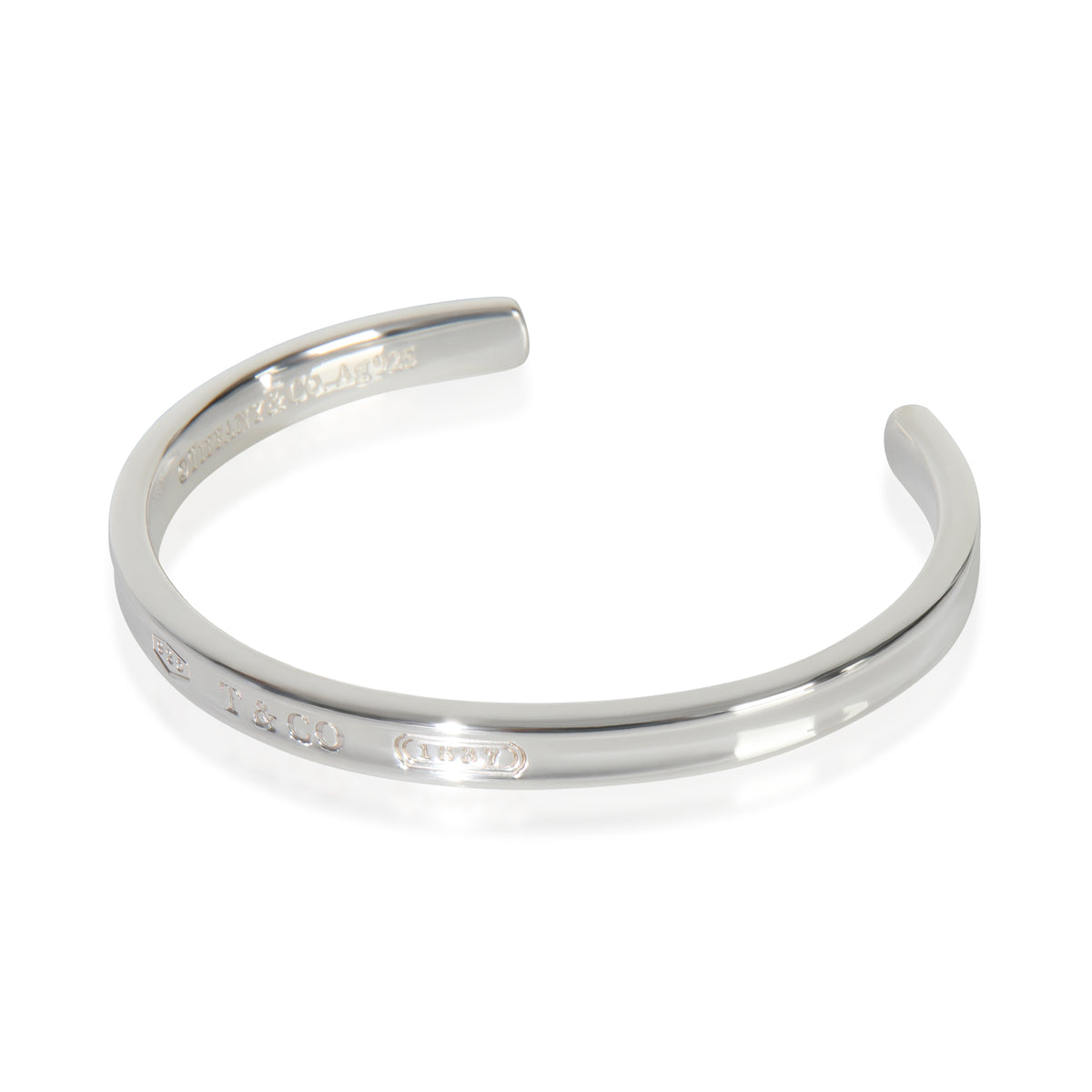 Tiffany & Co. Sterling Silver 1837 Cuff Bracelet