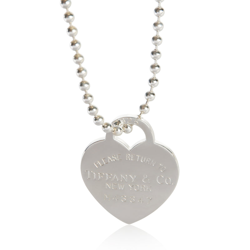 Tiffany & Co. Sterling Silver Vintage Return To Tiffany Pendant fv