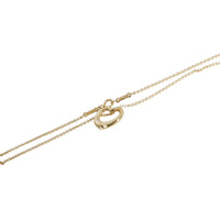 Tiffany & Co. Yellow Gold Diamond Elsa Peretti Open Heart Pendant 2