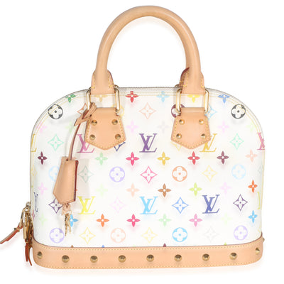 Louis Vuitton x Murakami White Multicolor Monogram Canvas Alma PM Handbag id