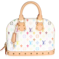 Louis Vuitton x Murakami White Multicolor Monogram Canvas Alma PM Handbag id