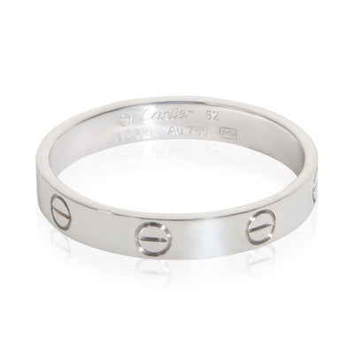 Cartier White Gold Small Model Love Ring fv