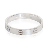 Cartier White Gold Small Model Love Ring fv