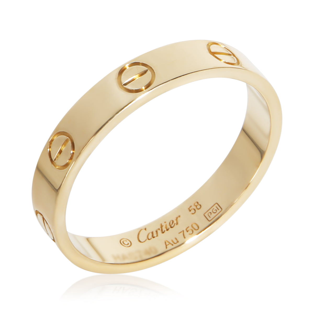 Cartier Yellow Gold Small Model Love Ring 4