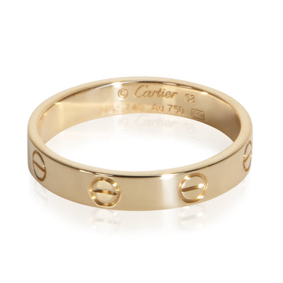 Cartier Yellow Gold Small Model Love Ring fv