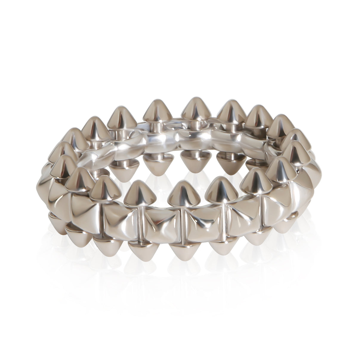 Cartier White Gold Medium Model Clash de  Ring 2