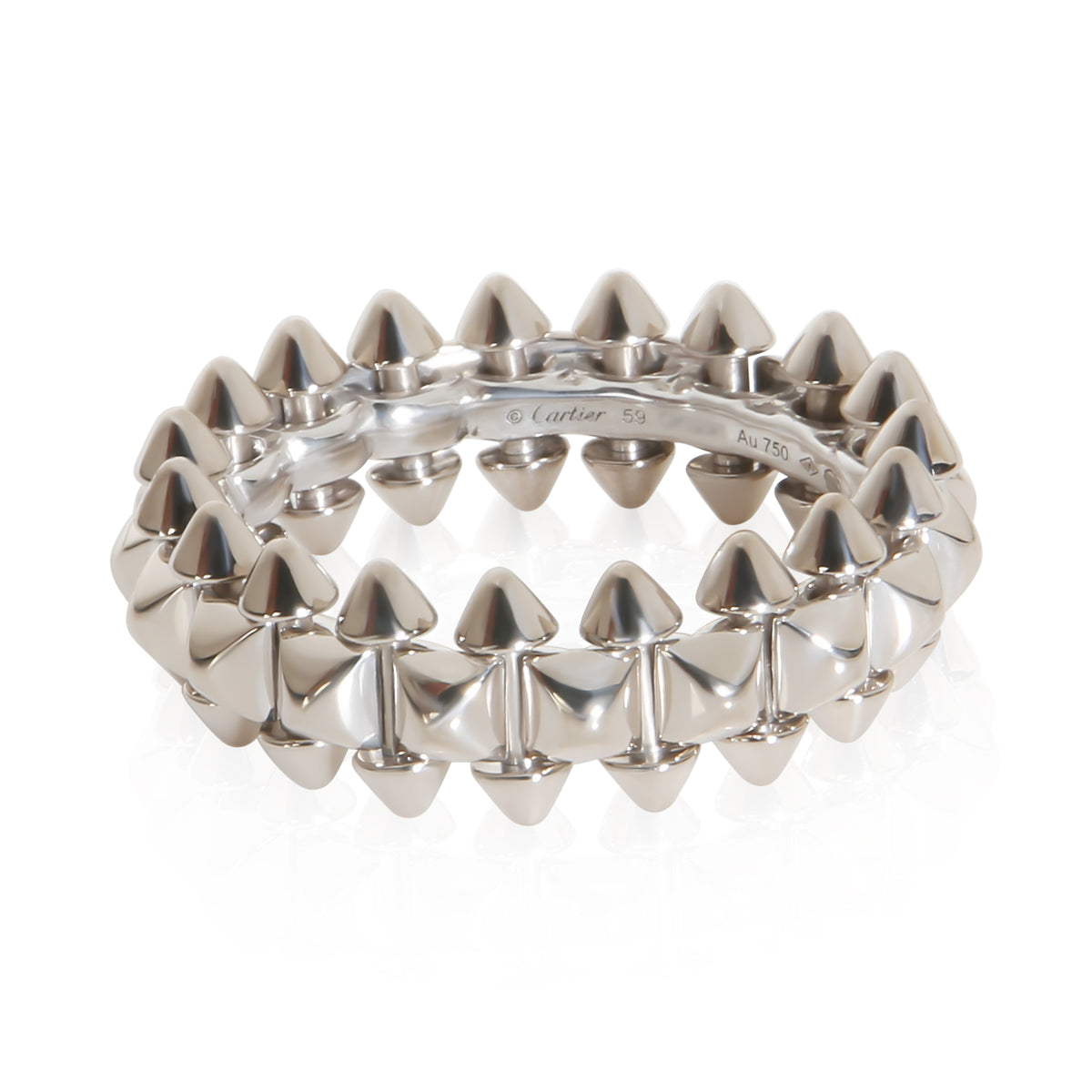 Cartier White Gold Medium Model Clash de  Ring fv