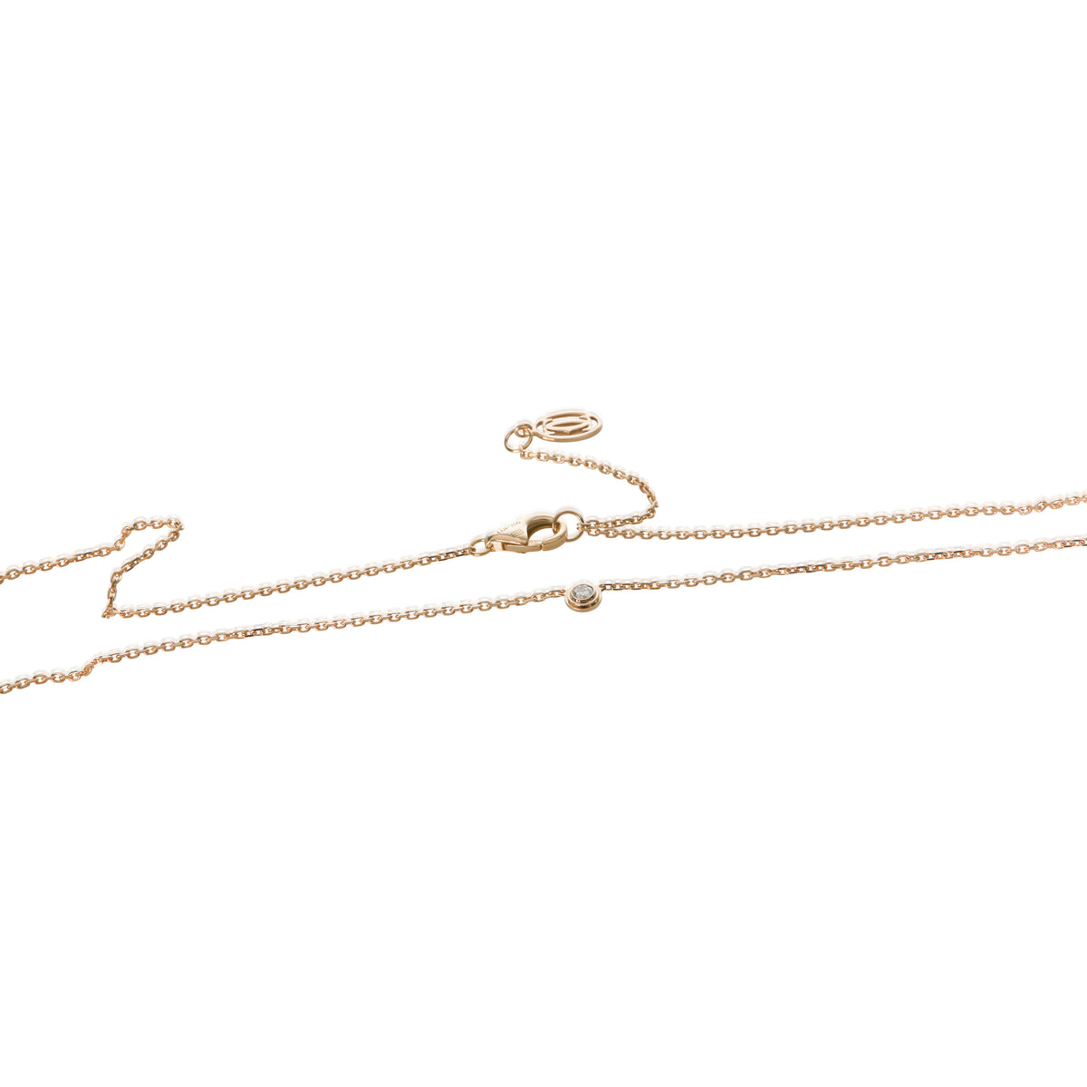 Cartier Yellow Gold Diamond Mini Model D'amour Pendant 3