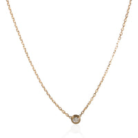 Cartier Yellow Gold Diamond Mini Model D'amour Pendant fv