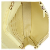 Chanel Yellow Frayed Denim Coco Wallet On Chain Handbag 8