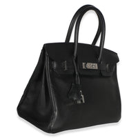 Hermès Black Epsom Birkin 30 PHW Handbag 3
