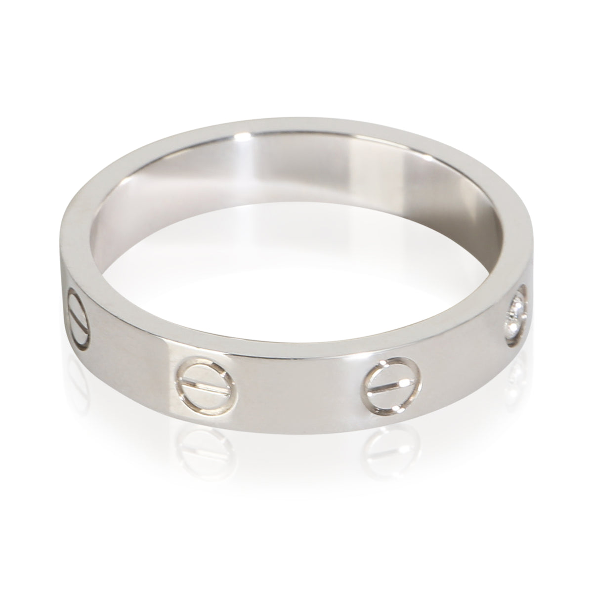 Cartier White Gold Diamond Small Model Love Ring 3