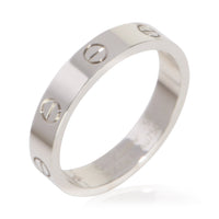 Cartier White Gold Diamond Small Model Love Ring 4