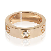 Cartier Rose Gold Diamond Love Ring 3