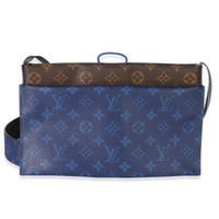 Louis Vuitton Pacific Blue Monogram Canvas Outdoor Pouch Handbag fv