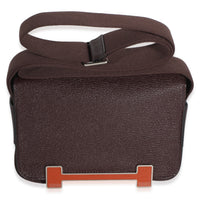 Hermès Rouge Sellier Cuivre Chevre Mysore Geta PHW Handbag 4