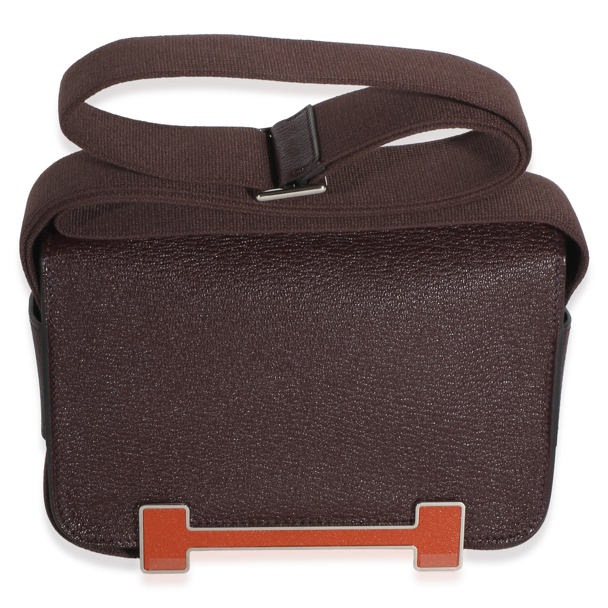 Hermès Rouge Sellier Cuivre Chevre Mysore Geta PHW Handbag 4
