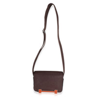 Hermès Rouge Sellier Cuivre Chevre Mysore Geta PHW Handbag 9