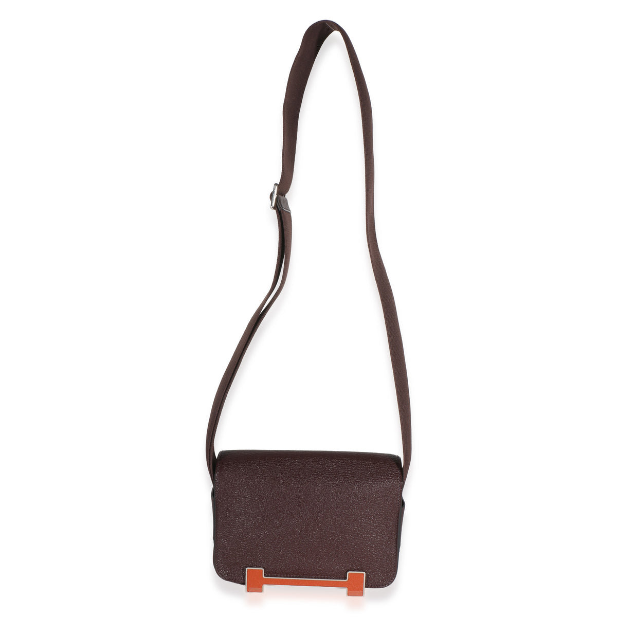 Hermès Rouge Sellier Cuivre Chevre Mysore Geta PHW Handbag 9