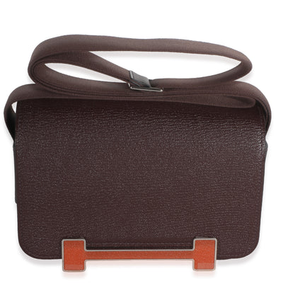 Hermès Rouge Sellier Cuivre Chevre Mysore Geta PHW Handbag id