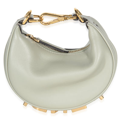 Fendi Mento Vitello Grace Nano graphy Hobo Handbag id