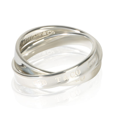 Tiffany & Co. Sterling Silver 1837 Interlocking Ring fv