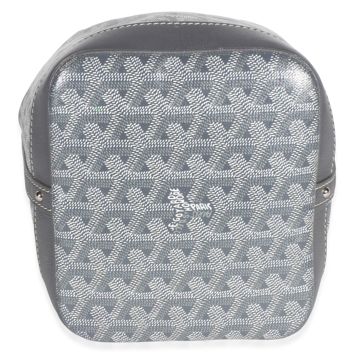 Goyard Grey ine Canvas Petit Flot Bucket Bag Handbag 5
