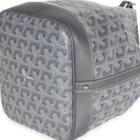 Goyard Grey ine Canvas Petit Flot Bucket Bag Handbag 6