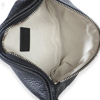 Gucci Black Piuma Calfskin Jumbo GG Embossed Small Belt Bag Handbag 8